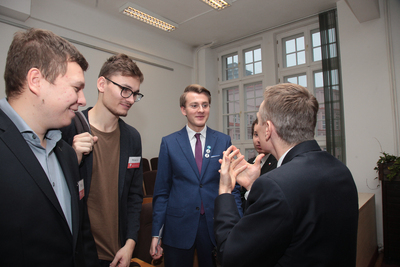 Turniej oksfordzkich debat historycznych dla studentów. Faza grupowa – 22 listopada 2018. Fot. Piotr Życieński (IPN)