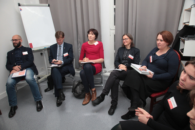 Turniej oksfordzkich debat historycznych dla studentów. Ćwierćfinał  – 22 listopada 2018. Fot. Piotr Życieński (IPN)