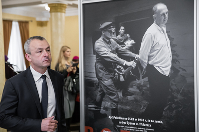 Otwarcie wystawy „Rozkaz nr 00485. Antypolska operacja NKWD na sowieckiej Ukrainie 1937–1938” – Chmielnicki (Ukraina), 23 listopada 2018. Fot. Sławek Kasper (IPN)