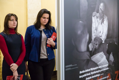 Otwarcie wystawy „Rozkaz nr 00485. Antypolska operacja NKWD na sowieckiej Ukrainie 1937–1938” – Chmielnicki (Ukraina), 23 listopada 2018. Fot. Sławek Kasper (IPN)