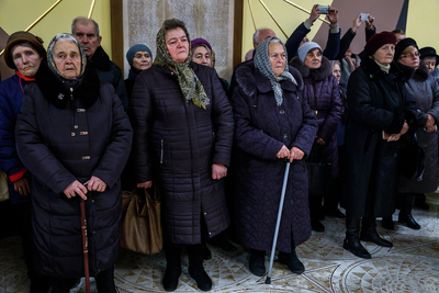 Poświęcenie kaplicy ofiar represji komunistycznych – Chmielnicki, 23 listopada 2018. Fot. Sławek Kasper (IPN)