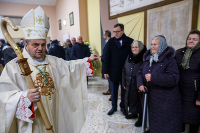 Poświęcenie kaplicy ofiar represji komunistycznych – Chmielnicki, 23 listopada 2018. Fot. Sławek Kasper (IPN)