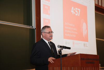 Finał pierwszego turnieju oksfordzkich debat historycznych dla studentów – 23 listopada 2018. Fot. Piotr Życieński (IPN)