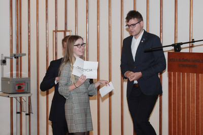 Finał pierwszego turnieju oksfordzkich debat historycznych dla studentów – 23 listopada 2018. Fot. Piotr Życieński (IPN)