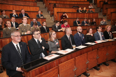 Finał pierwszego turnieju oksfordzkich debat historycznych dla studentów – 23 listopada 2018. Fot. Piotr Życieński (IPN)