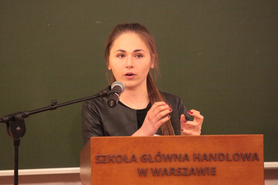 Finał pierwszego turnieju oksfordzkich debat historycznych dla studentów – 23 listopada 2018. Fot. Piotr Życieński (IPN)