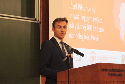 Finał pierwszego turnieju oksfordzkich debat historycznych dla studentów – 23 listopada 2018. Fot. Piotr Życieński (IPN)