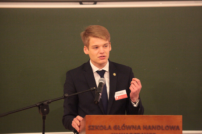 Finał pierwszego turnieju oksfordzkich debat historycznych dla studentów – 23 listopada 2018. Fot. Piotr Życieński (IPN)