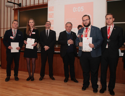 Finał pierwszego turnieju oksfordzkich debat historycznych dla studentów – 23 listopada 2018. Fot. Piotr Życieński (IPN)