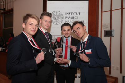 Finał pierwszego turnieju oksfordzkich debat historycznych dla studentów – 23 listopada 2018. Fot. Piotr Życieński (IPN)