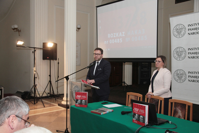 Otwarcie wystawy „Rozkaz nr 00485. Antypolska operacja NKWD na sowieckiej Ukrainie 1937–1938” – Warszawa, 26 listopada 2018. Fot. Piotr Życieński (IPN)