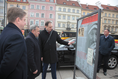 Otwarcie wystawy „Rozkaz nr 00485. Antypolska operacja NKWD na sowieckiej Ukrainie 1937–1938” – Warszawa, 26 listopada 2018. Fot. Piotr Życieński (IPN)