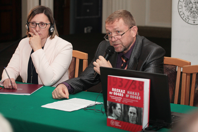 Otwarcie wystawy „Rozkaz nr 00485. Antypolska operacja NKWD na sowieckiej Ukrainie 1937–1938” – Warszawa, 26 listopada 2018. Fot. Piotr Życieński (IPN)