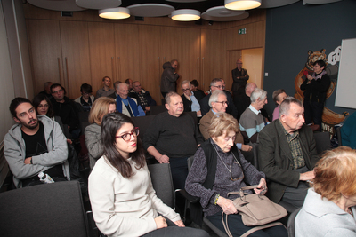 Prezentacja książki Marka Wierzbickiego „Z Polską pod rękę. Jan Prot (1891–1957) i odbudowa niepodległego państwa polskiego” – Warszawa, 26 listopada 2018. Fot. Piotr Życieński (IPN)