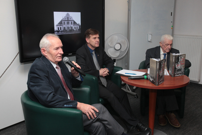 Prezentacja książki Marka Wierzbickiego „Z Polską pod rękę. Jan Prot (1891–1957) i odbudowa niepodległego państwa polskiego” – Warszawa, 26 listopada 2018. Fot. Piotr Życieński (IPN)