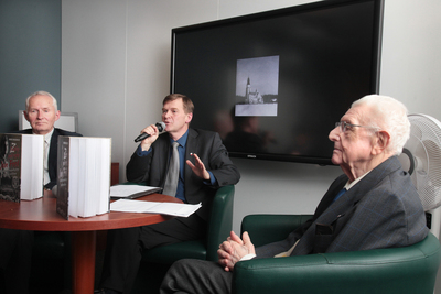 Prezentacja książki Marka Wierzbickiego „Z Polską pod rękę. Jan Prot (1891–1957) i odbudowa niepodległego państwa polskiego” – Warszawa, 26 listopada 2018. Fot. Piotr Życieński (IPN)