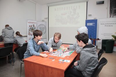 Warszawska premiera gry planszowej „Niepodległa” – 29 listopada 2018. Fot. Piotr Życieński (IPN)