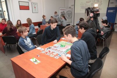 Warszawska premiera gry planszowej „Niepodległa” – 29 listopada 2018. Fot. Piotr Życieński (IPN)