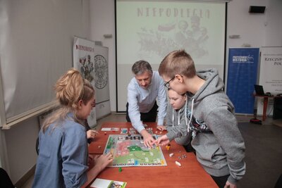 Warszawska premiera gry planszowej „Niepodległa” – 29 listopada 2018. Fot. Piotr Życieński (IPN)