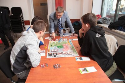 Warszawska premiera gry planszowej „Niepodległa” – 29 listopada 2018. Fot. Piotr Życieński (IPN)