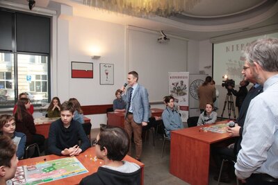 Warszawska premiera gry planszowej „Niepodległa” – 29 listopada 2018. Fot. Piotr Życieński (IPN)
