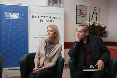 Spektakl według „Głosów” Bohdana Urbankowskiego oraz prezentacja książki – 28 listopada 2018. Fot. Piotr Życieński (IPN)