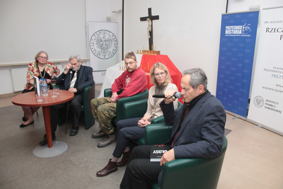 Spektakl według „Głosów” Bohdana Urbankowskiego oraz prezentacja książki – 28 listopada 2018. Fot. Piotr Życieński (IPN)