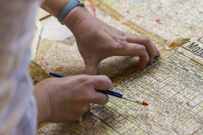 Wizyta dziennikarzy z Litwy, Ukrainy i Kazachstanu w Archiwum Instytutu Pamięci Narodowej. Fot. Katarzyna Adamów (IPN)