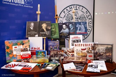 Prezentacja wydawnictw Instytutu Pamięci Narodowej poświęconych sześciu Ojcom Niepodległości – Warszawa, 5 grudnia 2018. Fot. Marcin Jurkiewicz