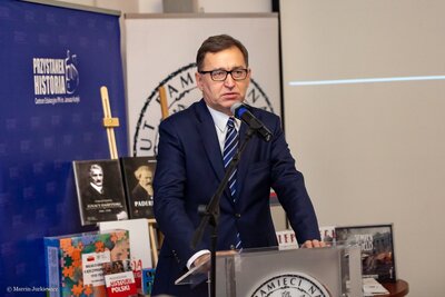 Prezentacja wydawnictw Instytutu Pamięci Narodowej poświęconych sześciu Ojcom Niepodległości – Warszawa, 5 grudnia 2018. Fot. Marcin Jurkiewicz