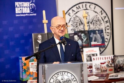 Prezentacja wydawnictw Instytutu Pamięci Narodowej poświęconych sześciu Ojcom Niepodległości – Warszawa, 5 grudnia 2018. Fot. Marcin Jurkiewicz