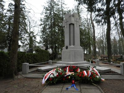 Pomnik-mogiła Czterech Poetów Legionistów – 6 grudnia 2018. Fot. Mateusz Niegowski (IPN)