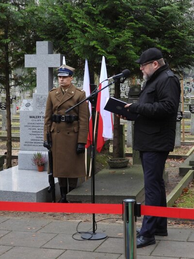 Dyrektor Biura Upamiętniania Walki i Męczeństwa Adam Siwek – 6 grudnia 2018. Fot. Mateusz Niegowski (IPN)