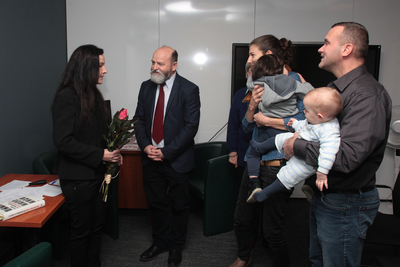 Wernisaż wystawy „Ocalone z transportów Dzieci Zamojszczyzny” – 4 grudnia 2018. Fot. Piotr Życieński (IPN)