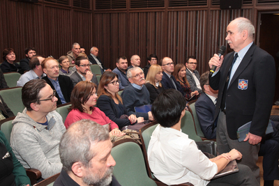 Repremiera filmu z 1927 roku „Z wycieczki Weteranów do Polski” – 10 grudnia 2018. Fot. Piotr Życieński (IPN)