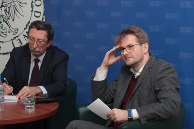 Rozmowa o fenomenie Polskiego Państwa Podziemnego – Warszawa, 11 grudnia 2018. Fot. Piotr Życieński (IPN)