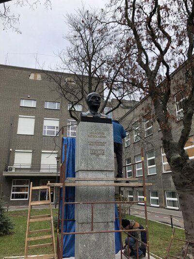 Odnowiony pomnika Prezydenta Ignacego Mościckiego