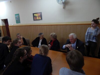 Spotkanie świadków historii z młodzieżą w ramach projektu „O tym nie można zapomnieć...” – Tykocin, 10 grudnia 2018