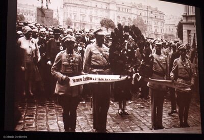 Repremiera filmu z 1927 roku „Z wycieczki Weteranów do Polski” – 10 grudnia 2018. Fot. Marcin Jurkiewicz (IPN)