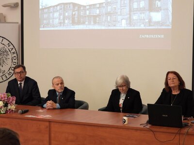 Konferencja „Działdowo-Soldau – niemiecki obóz zagłady” – Warszawa, 12 grudnia 2018 - Fot. M. Niegowski (IPN)