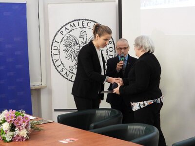 Konferencja „Działdowo-Soldau – niemiecki obóz zagłady” – Warszawa, 12 grudnia 2018 - Fot. M. Niegowski (IPN)
