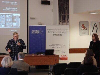 Konferencja „Działdowo-Soldau – niemiecki obóz zagłady” – Warszawa, 12 grudnia 2018 - Fot. M. Niegowski (IPN)