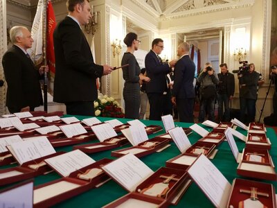 Uroczystość wręczenia Krzyży Wolności i Solidarności – Warszawa, 13 grudnia 2018. Fot. Sławek Kasper (IPN)