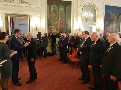 Uroczystość wręczenia Krzyży Wolności i Solidarności – Warszawa, 13 grudnia 2018. Fot. Sławek Kasper (IPN)