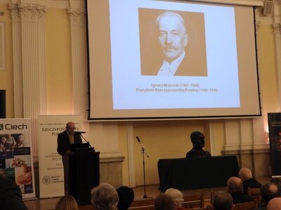 Odsłonięcie pomnika Prezydenta Ignacego Mościckiego – Warszawa, 14 grudnia 2018