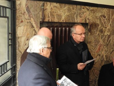 Uroczystość odsłonięcia tablicy pamiątkowej poświęconej Janowi Rodowiczowi „Anodzie” – Warszawa, 18 grudnia 2018 (fot. Mateusz Niegowski)