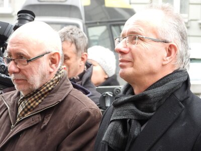 Uroczystość odsłonięcia tablicy pamiątkowej poświęconej Janowi Rodowiczowi „Anodzie” – Warszawa, 18 grudnia 2018 (fot. Mateusz Niegowski)