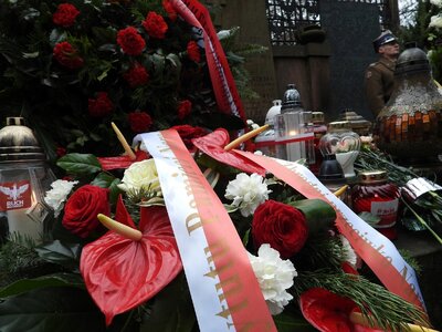 80. rocznica śmierci Romana Dmowskiego - Cmentarz Bródnowski fot. Mateusz Niegowski