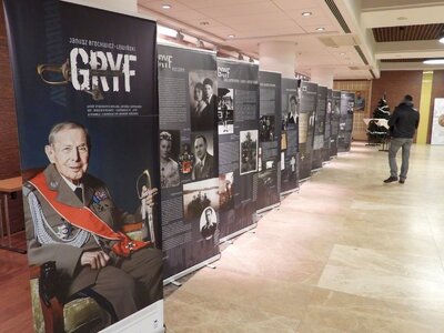 Wystawa pt. „Janusz Brochwicz-Lewiński »Gryf«”(Fot. Mateusz Niegowski)