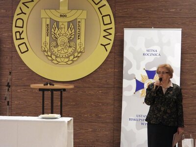 Agnieszka Bogucka prezes Zarządu Fundacji im. gen. dyw.  Janusza Brochwicz-Lewińskiego ps. „Gryf” (Fot. Mateusz Niegowski)